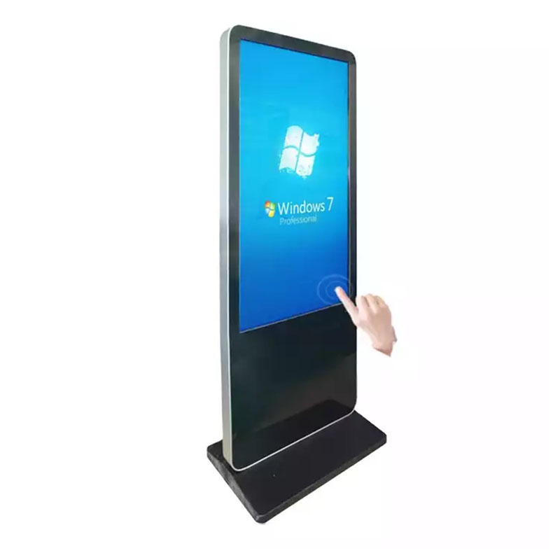 55 Inch Floor Standing Windows Touch Kiosk